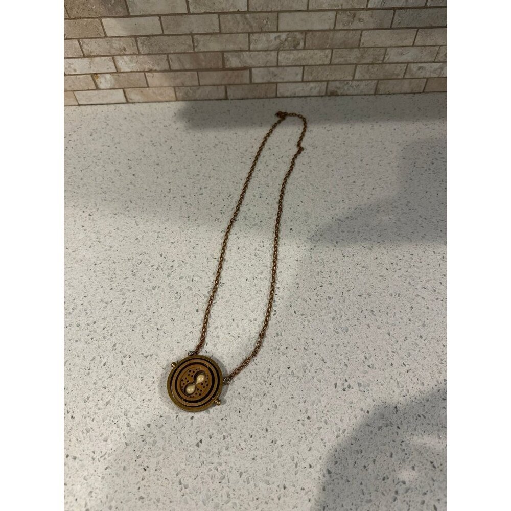 Harry Potter Hermione Converter Time Turner‎ Sand Spin Necklace Pendant